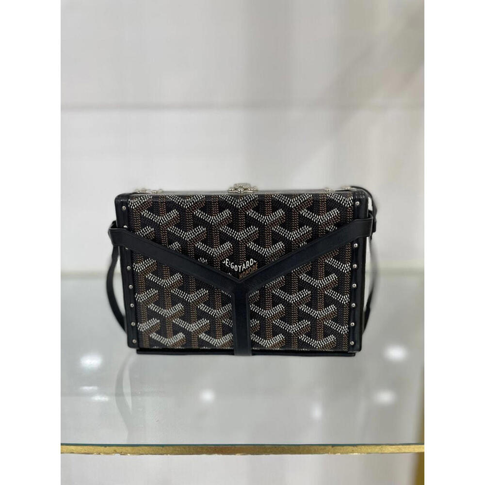 Goyard Navy Trunk Bag - Picture 2 of 7